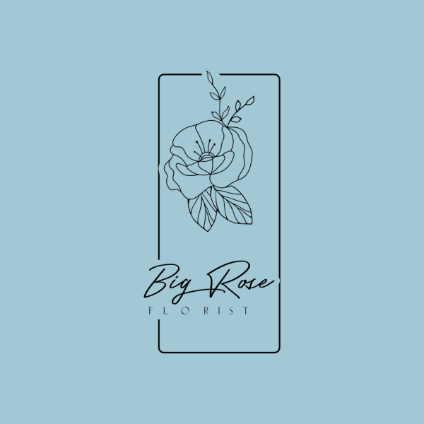 Big Rose Florist Logo