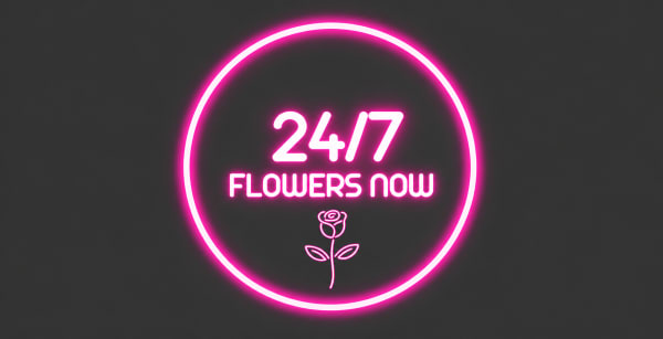 24/7 Flowers Now Logo