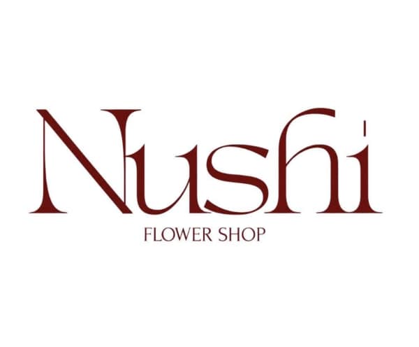 Nushi Flower Shop Logo
