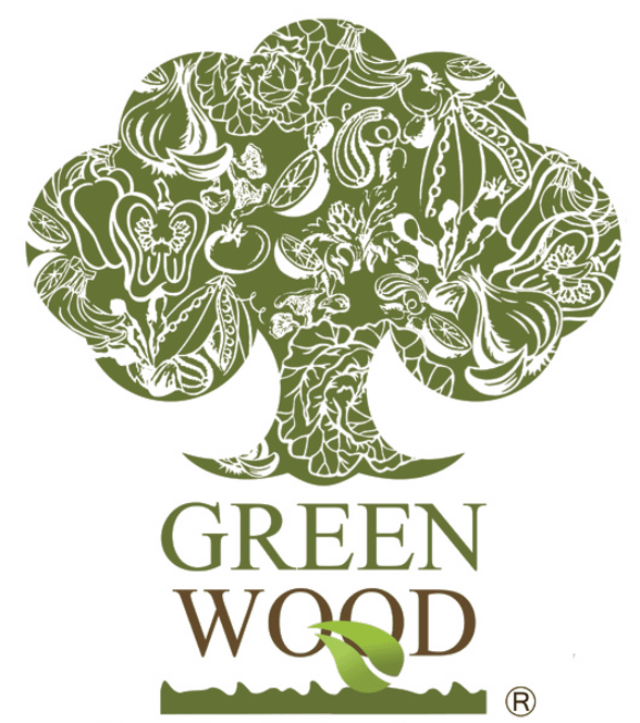 Green Wood Flowers Logo