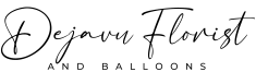 Dejavu Florist and Balloons Logo