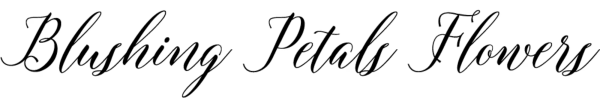 Blushing Petals Flowers Logo