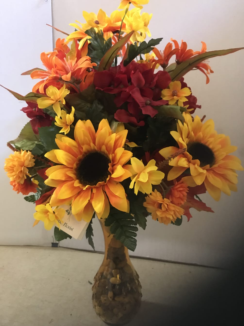 fall silk flower arrangements