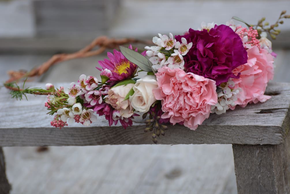 order fresh flower crown