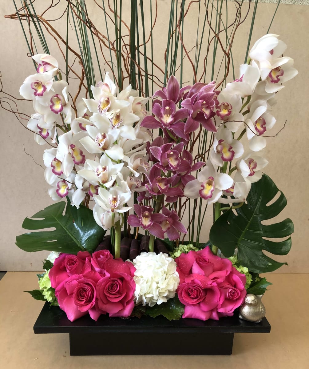Cymbidium Roses Ef19 By Effusive Flowers