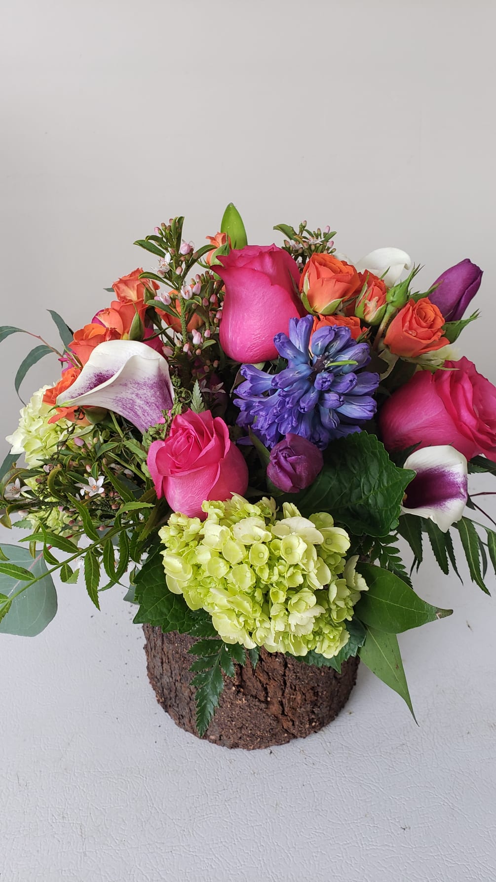 Keepsake Timber Pot 7 X 6 By Accent Decor Spring Flower Arrangement By Brittany Flowers Of Kirkland