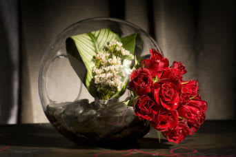 12 roses has always been the go-to flower arrangement for romance, but
