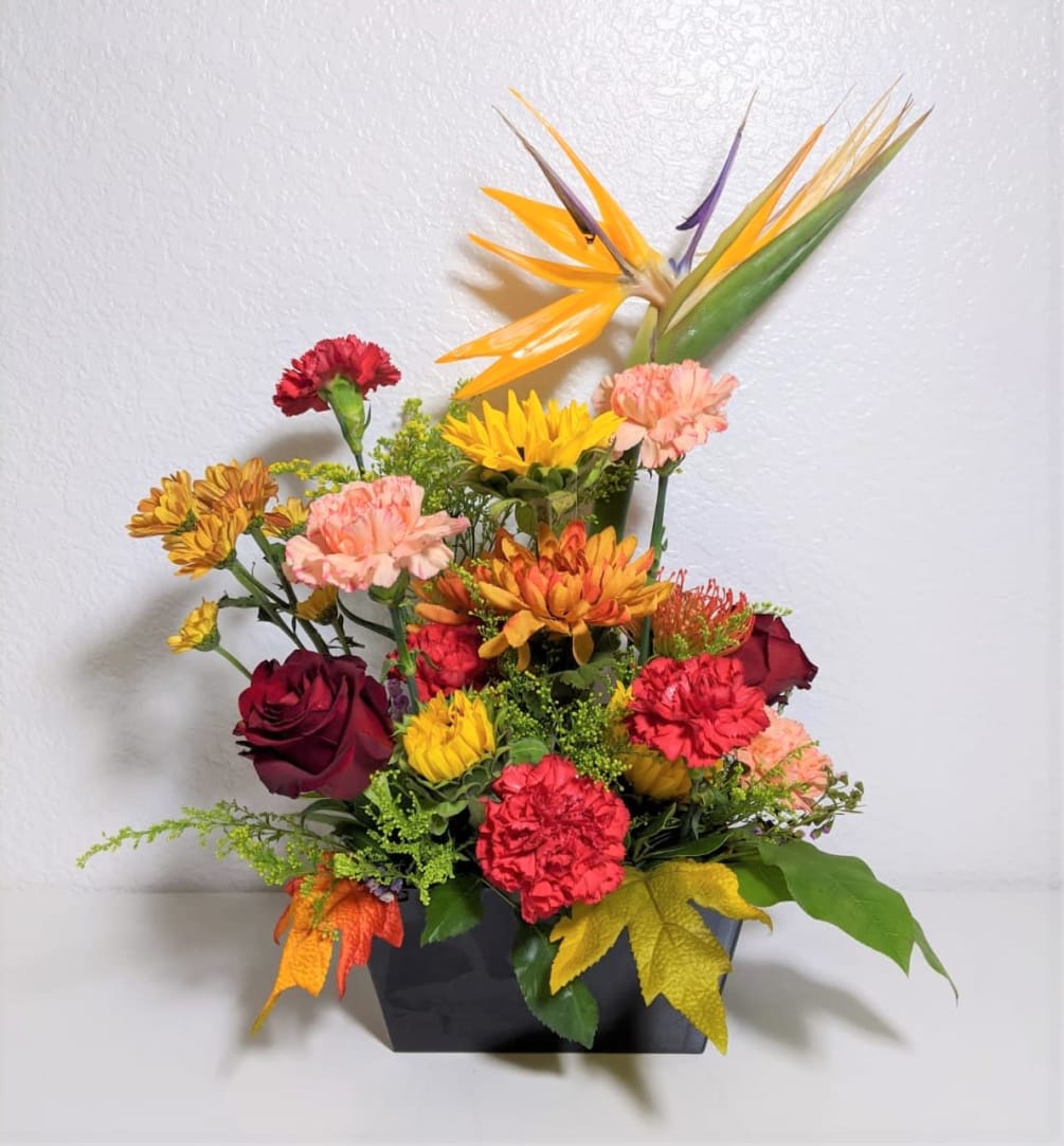 A beautiful awesome medley of flowers for the autumn or fall mood.