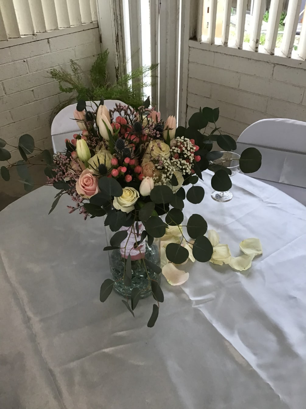 A beautiful wedding bouquet 