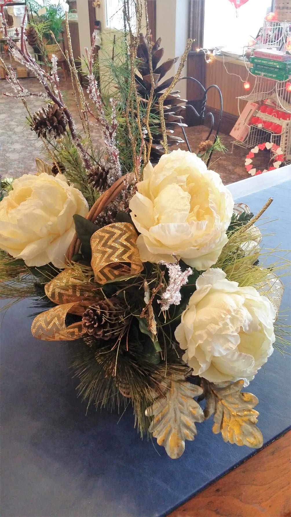 Timeless silk arrangements designed to order. This piece will start at $50.
