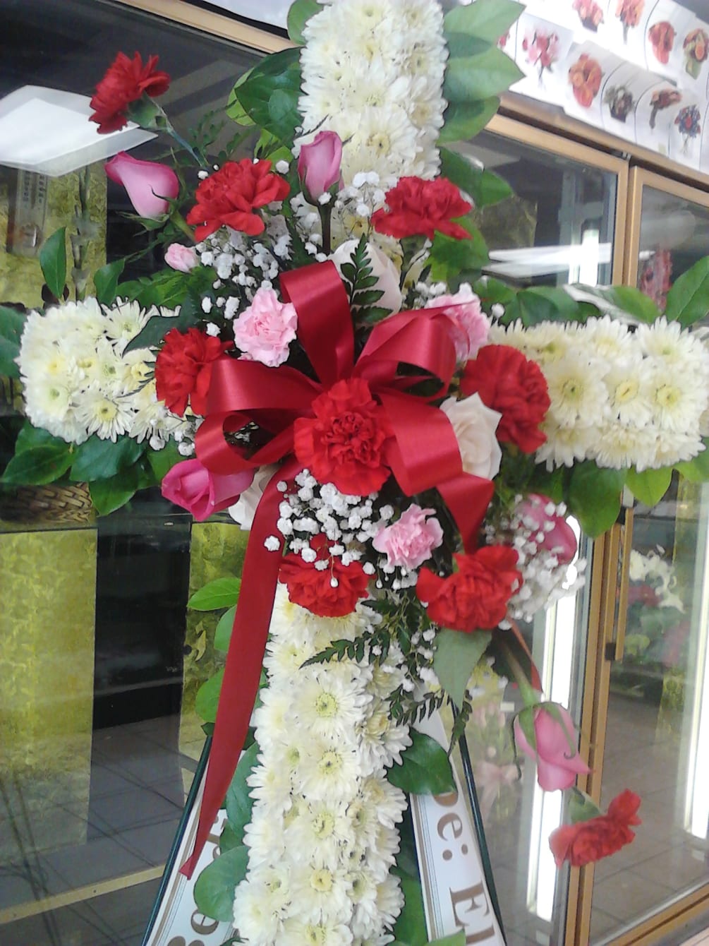 Cross Flower Decoration