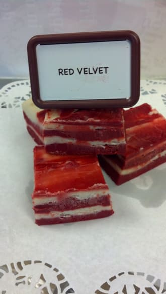 If you like red velvet cake you will love our red velvet