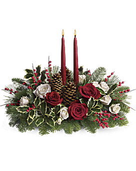 Your wishes for a classic Christmas centerpiece have come true! This elegant