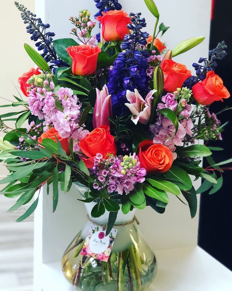 Elegant Thank You Floral Arrangement By Rosy Flowers Event Design Try these floral arrangement recipes for your home this spring. elegant thank you floral arrangement