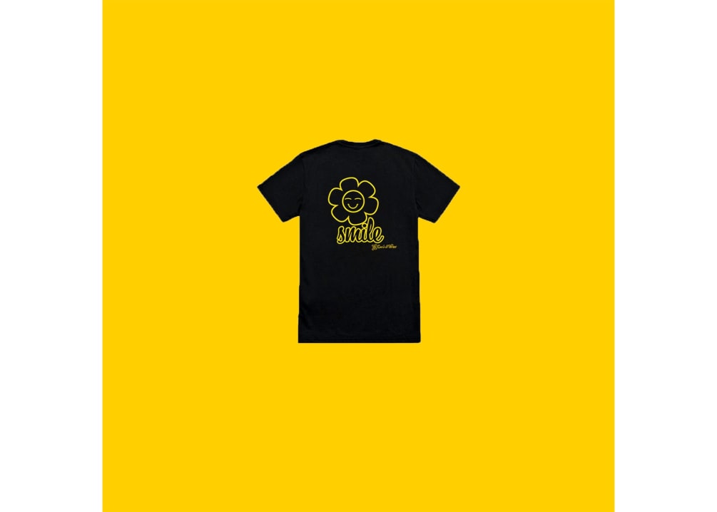 smile t shirt yellow