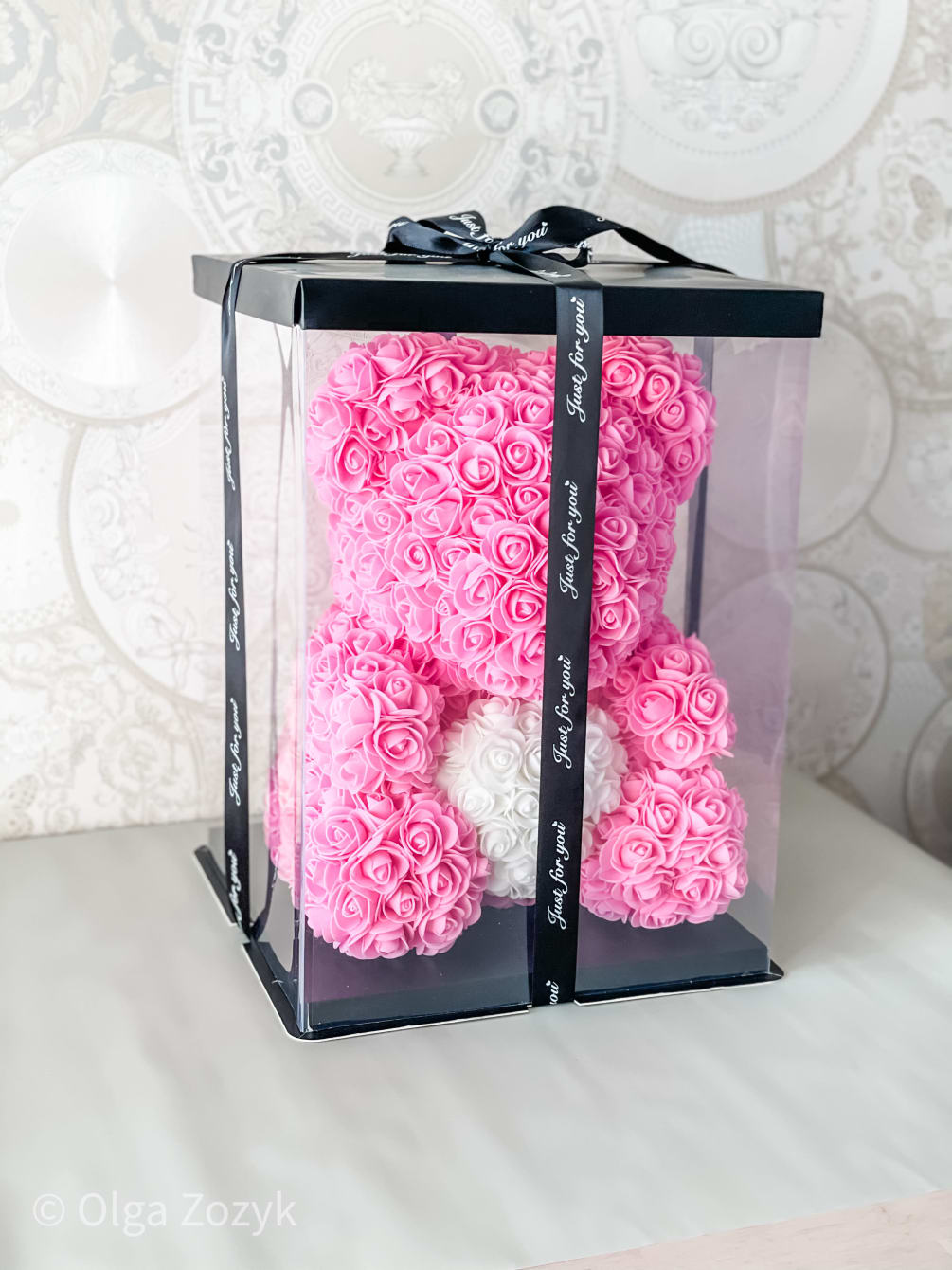 Big flower teddy bear online