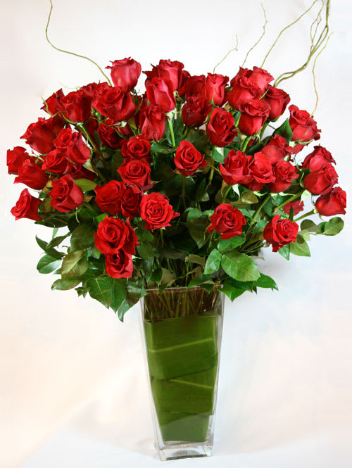 What says I love you more than 100 stems of long stemmed