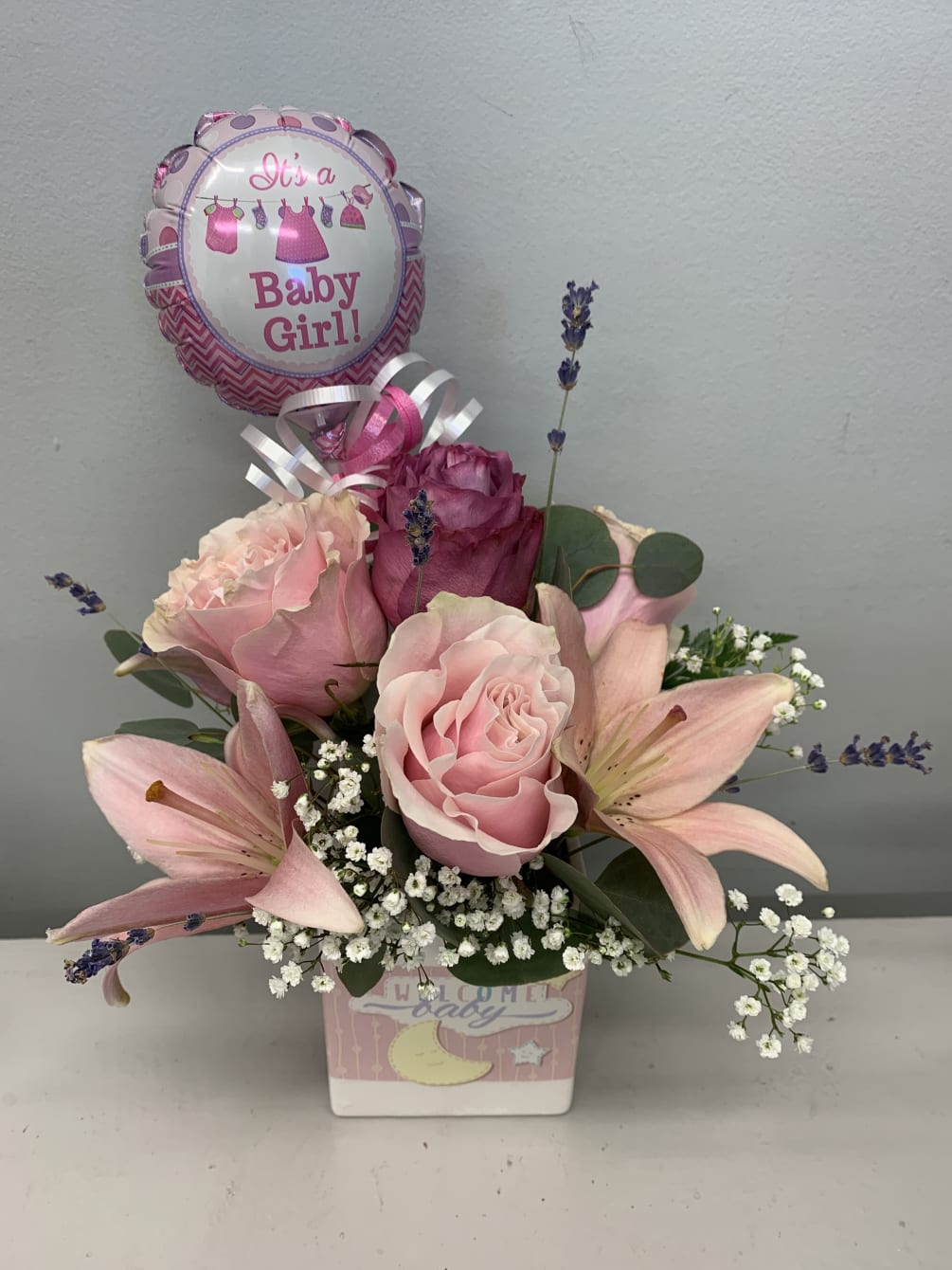 New Baby Girl Flowers by Petal Me Home Flowers