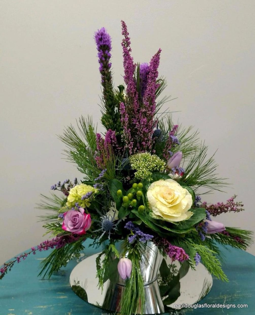 Different shades of purples with a mix of premium blooms.