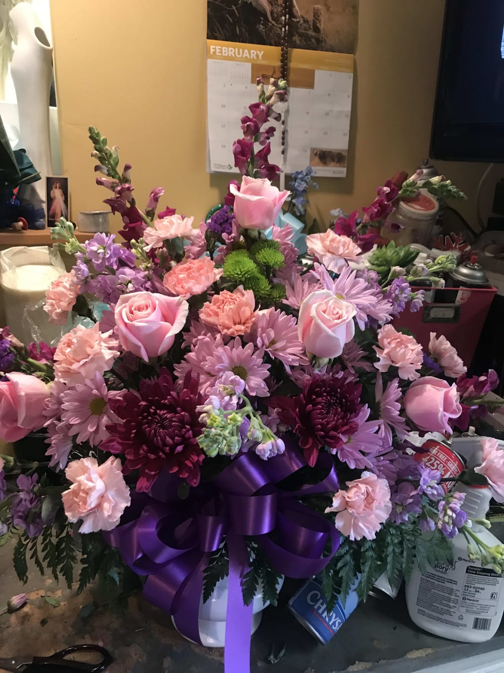 Representing care, compassion and love - pink blooms can offer solace in