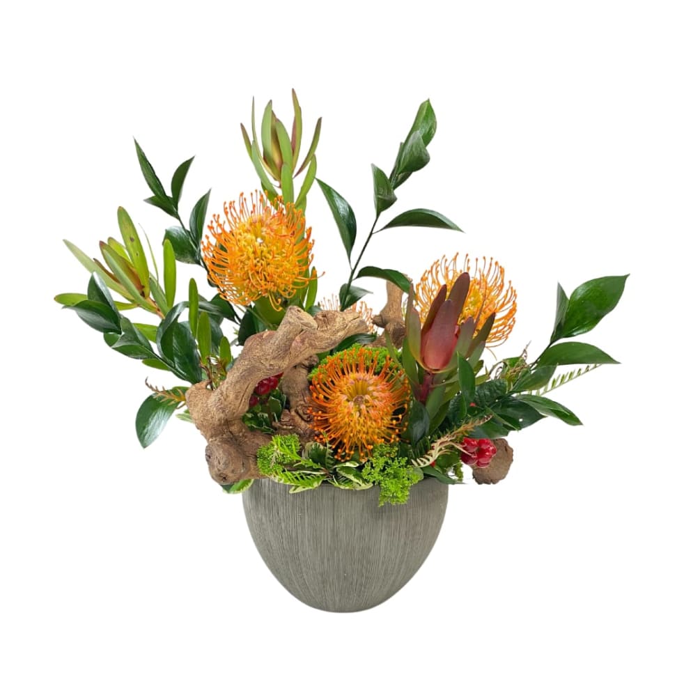 Deliver positive energy with the &quot;Delighted&quot; bouquet designed to impress with intricate