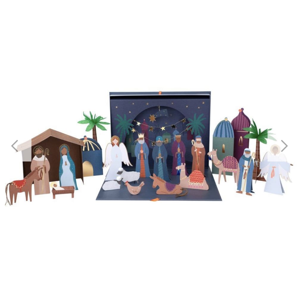 Meri Meri Nativity Paper Craft Advent Calendar by Bells and Whistles at