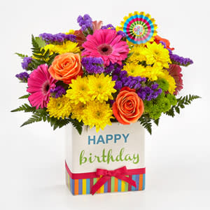 Colorful Birthday flowers