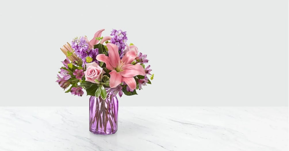 There&#039;s something about an alluring mix of pink and purple florals that