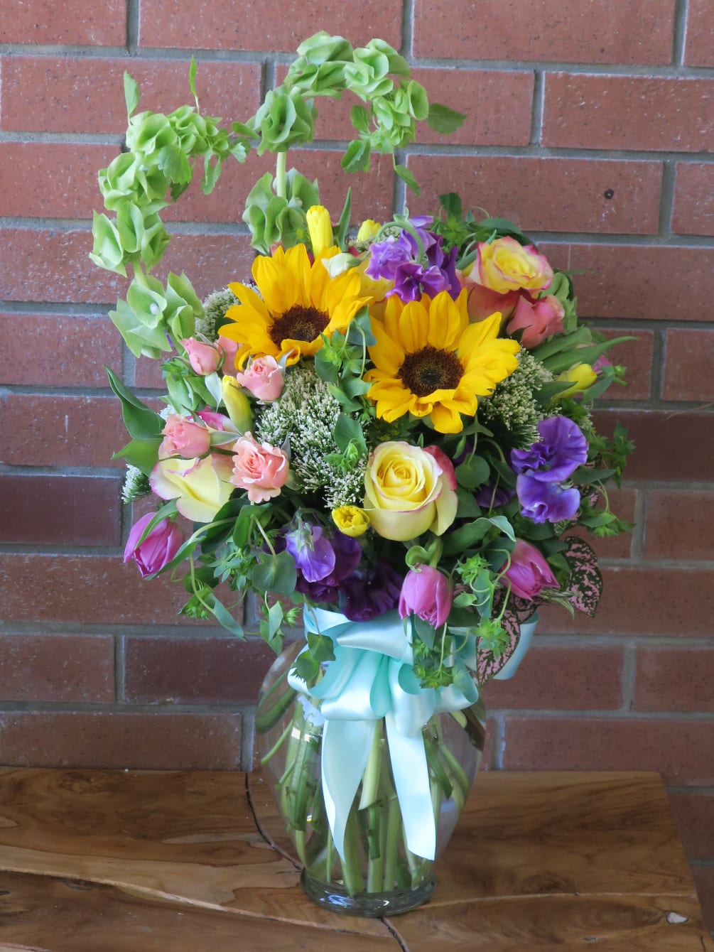 Beautiful &amp; Big, this gorgeous fragrant bouquet includes bells of Ireland, fragrant