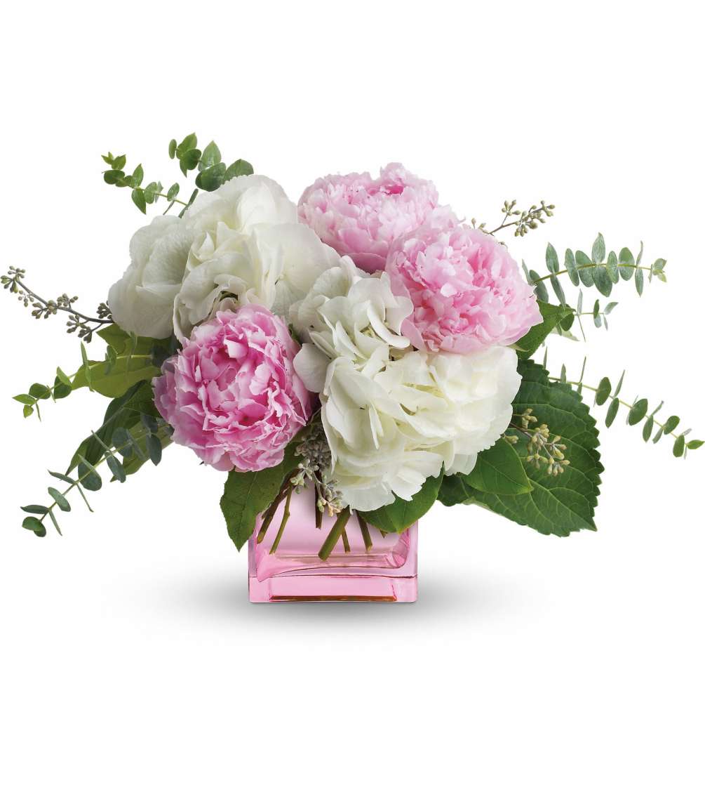 These pretty pink peonies must feel like they&#039;ve landed in paradise. And