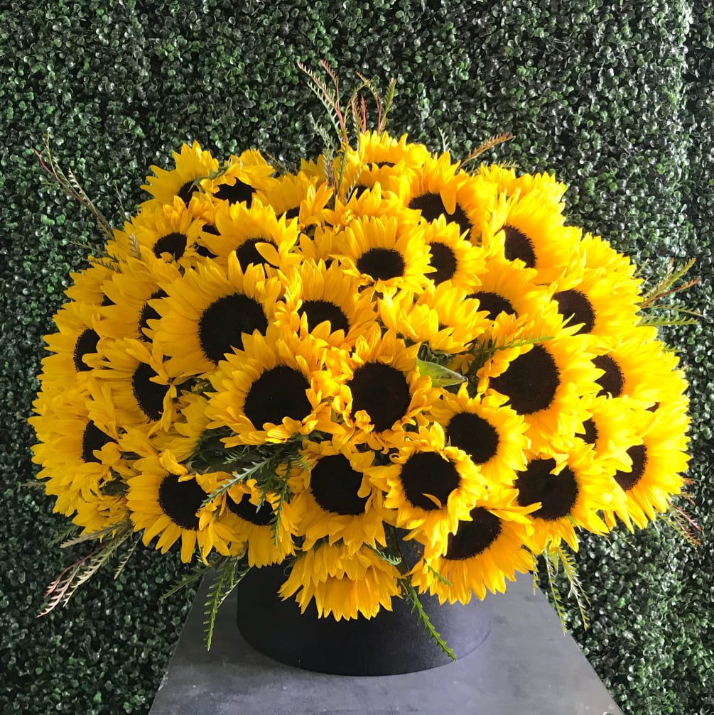Sunflower arrangement to brighten up the day