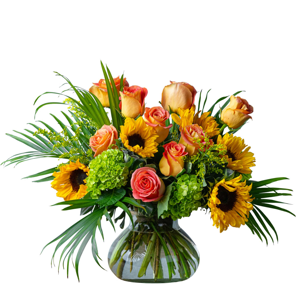 Sunflower Kisses is the perfect summer design with the season&#039;s best colors.