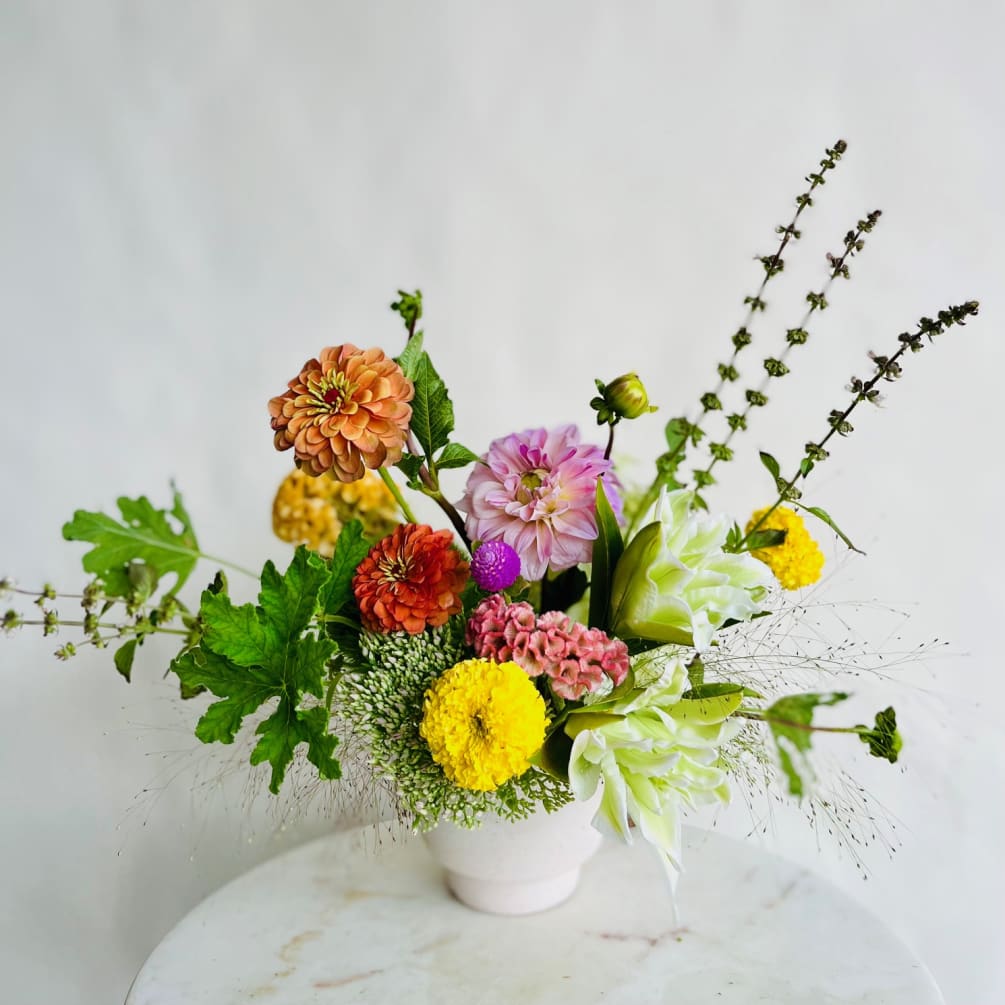 Fresh, locally grown flowers arrive daily, so let our talented designers surprise