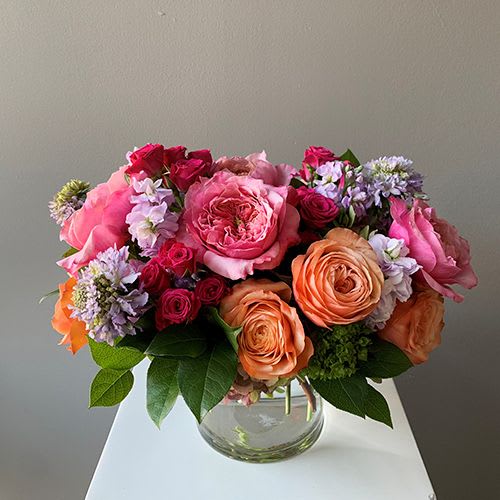 Exciting and refreshing, this bowl of luxurious blooms is sure to make