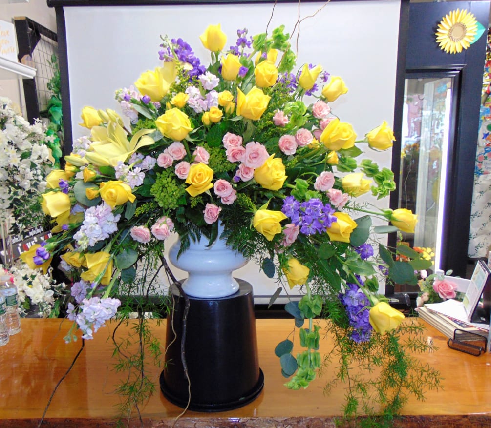 Love Everlasting Cascade Arrangement by Avon Floral World - Florist & Gift  Shoppe