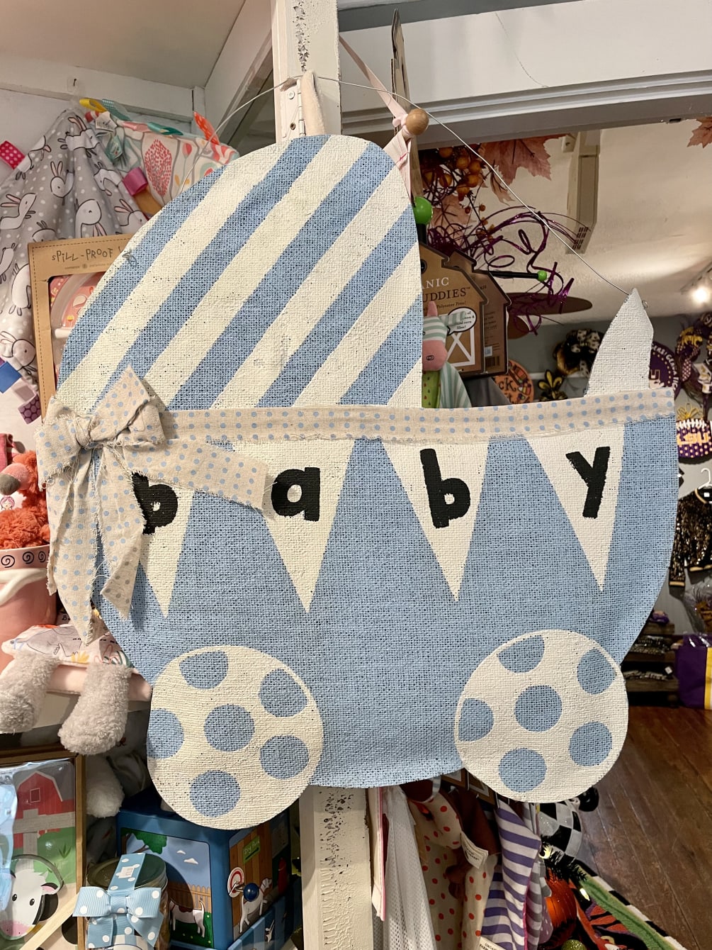 Fantastic display to spread the news of your new little guy! 