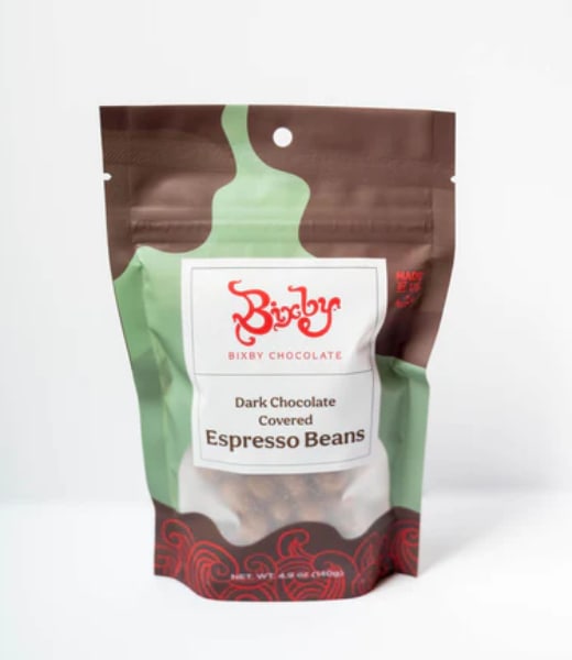 Espresso beans coated in rich dark chocolate will give you a boost