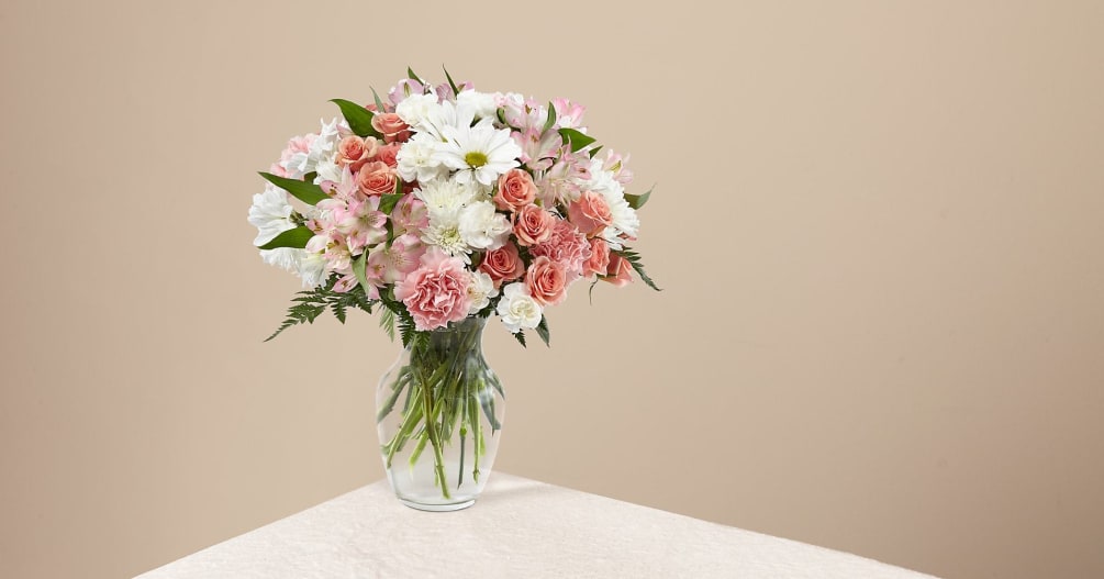 It&#039;s just, a little blush! Whoever you&#039;re sending this bouquet to, your