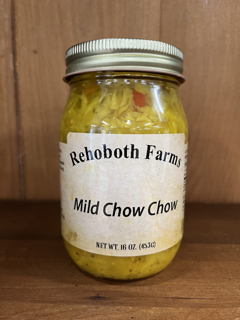 A perennial favorite-Rehoboth Farm&#039;s Chow Chow.  Using Mrs. Breuil&#039;s own recipe