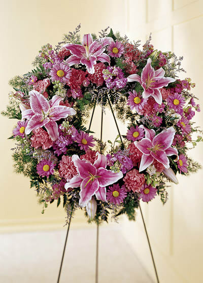 Stargazer lilies are used to remind how special and loved she was