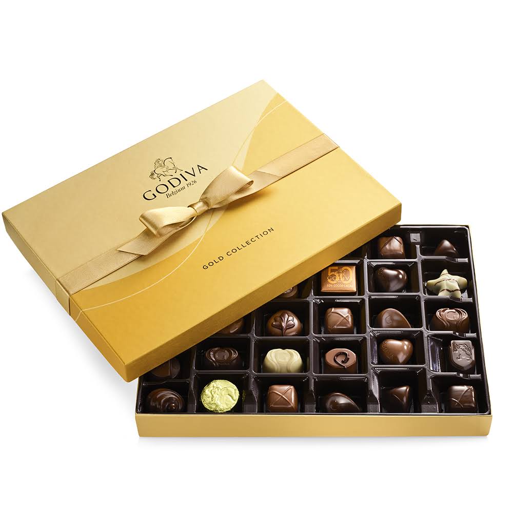 A large premium box of assorted chocolates