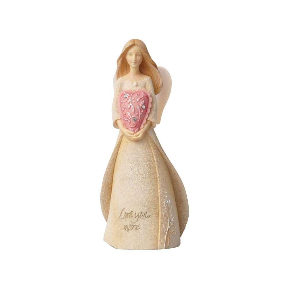 Part of Foundations&#039; collection, the Love You More Angel is a graceful