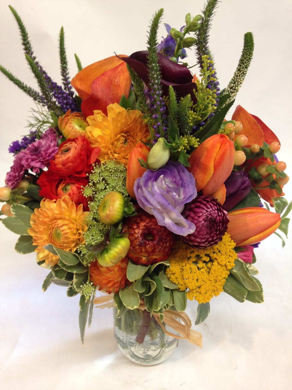 A vibrant and festive arrangement worthy of the Noe Valley neighborhood! Featuring