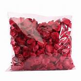Rose petals in one gallon bag. Please specify the color of petals