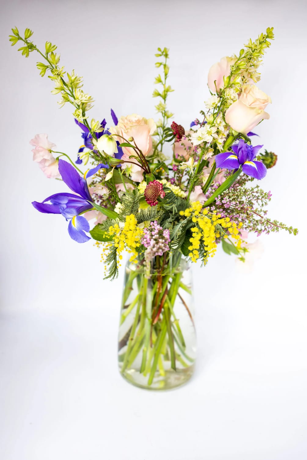 Colorful Tall Flower Arrangement by Wildflowers