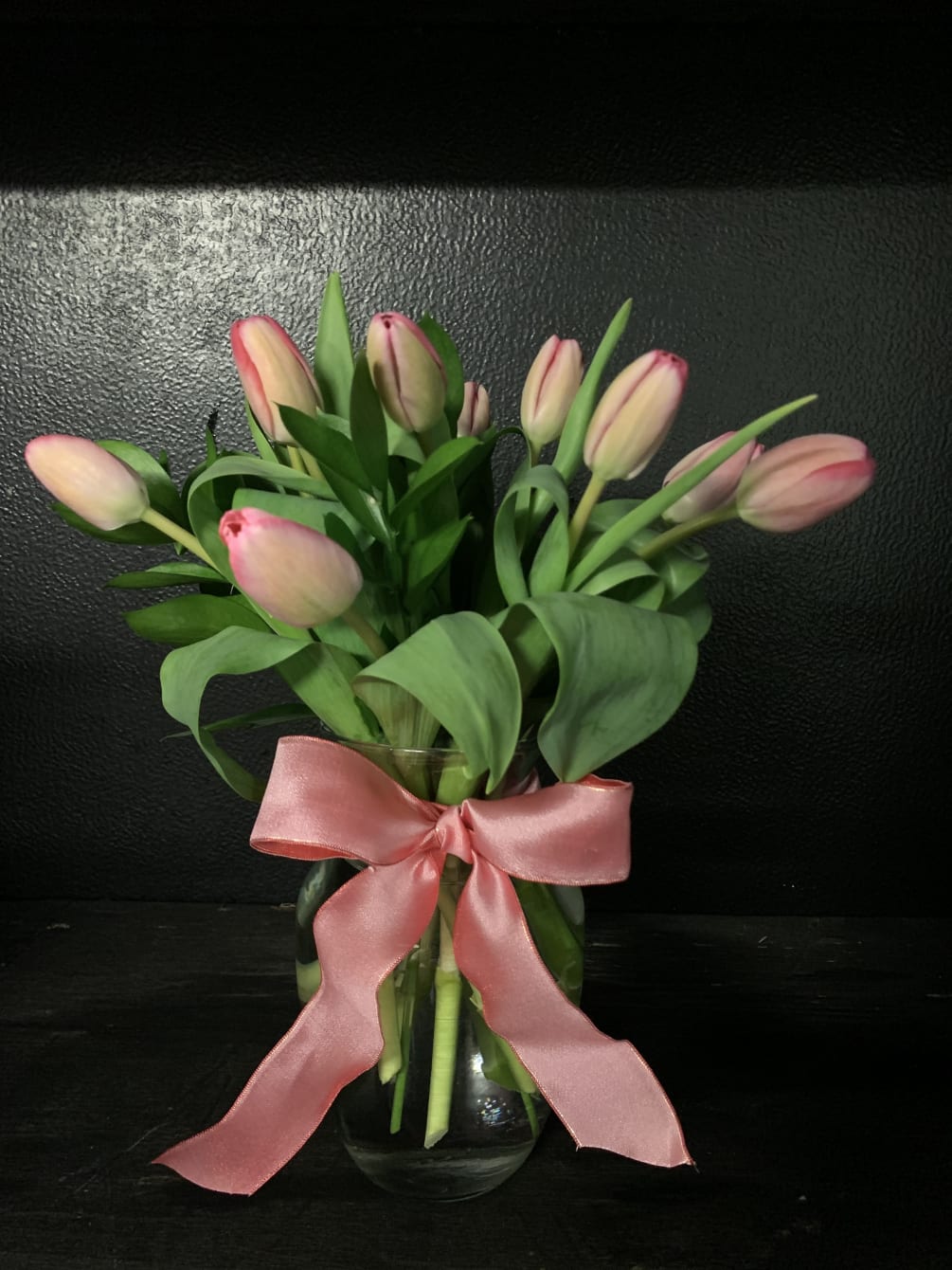 Send your loved one an arrangement of 10 beautiful tulips. An elegant