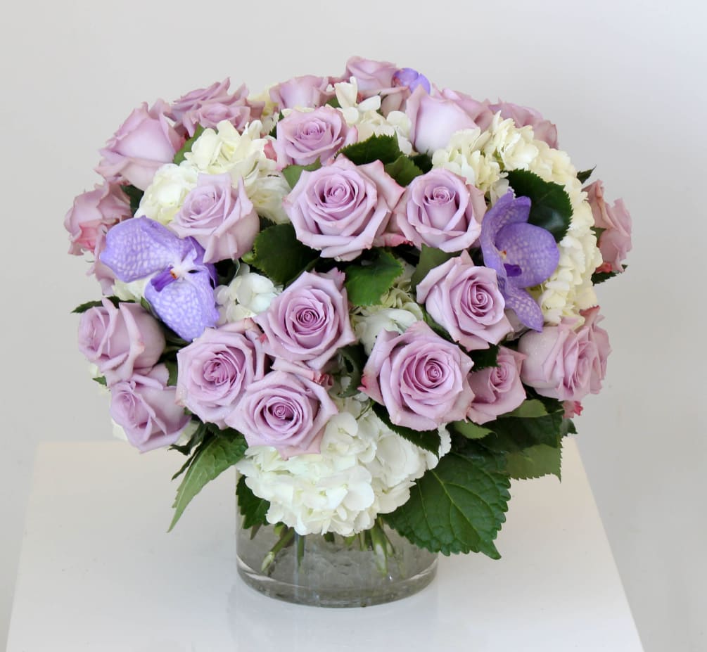 Our pastel-toned spring bouquet is a light and pretty way to send