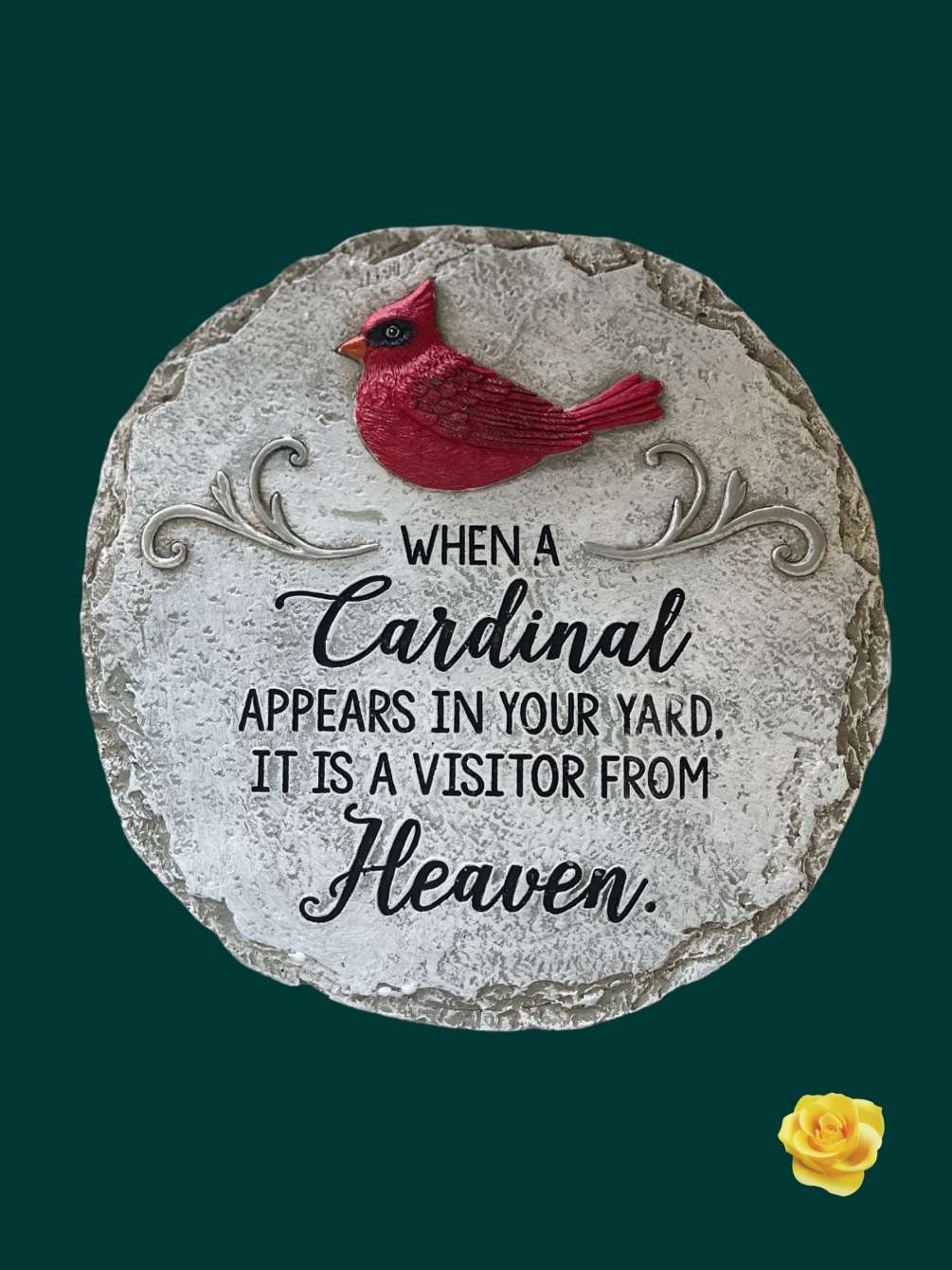  Red cardinal Stepping stone Makes a beautiful gift for memorial service