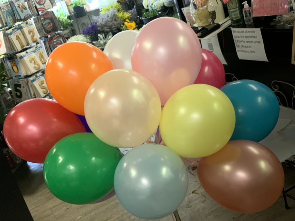 Vibrant and colorful balloons to brighten anyone&rsquo;s day! We will blow up