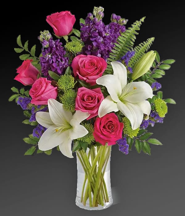 Make a bold statement to someone you love with this beautiful bouquet